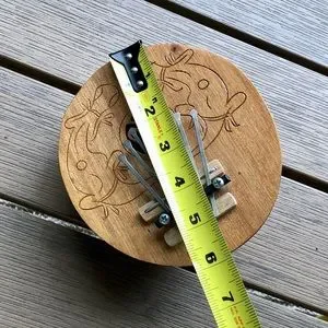 Wooden Shell Instrument Anthropologie | Other | Antique Wooden Carved Coconut Shell Music ...